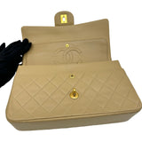 シャネル CHANEL マトラッセ25 A01112 1番台 ベージュ ゴールド金具 ラムレザー レディース ショルダーバッグ