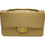 シャネル CHANEL マトラッセ25 A01112 1番台 ベージュ ゴールド金具 ラムレザー レディース ショルダーバッグ