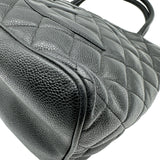 シャネル CHANEL 復刻トート A01804 6番台 ブラック ゴールド金具 キャビア レディース ハンドバッグ