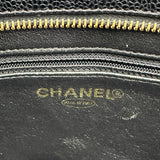 シャネル CHANEL 復刻トート A01804 6番台 ブラック ゴールド金具 キャビア レディース ハンドバッグ