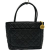 シャネル CHANEL 復刻トート A01804 6番台 ブラック ゴールド金具 キャビア レディース ハンドバッグ