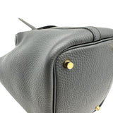 エルメス HERMES ピコタンロック PM G刻印 ブラック ゴールド金具 トリヨン レディース ハンドバッグ