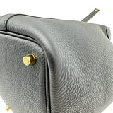 エルメス HERMES ピコタンロック PM G刻印 ブラック ゴールド金具 トリヨン レディース ハンドバッグ