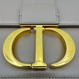 クリスチャン・ディオール Christian Dior 30 モンテーニュショルダー ブラウン ゴールド金具 レザー レディース ショルダーバッグ
