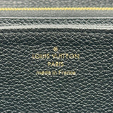 ルイ・ヴィトン LOUIS VUITTON ジッピーウォレット M61864 ブラック ゴールド金具 モノグラム・アンプラント レディース 長財布