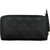 ルイ・ヴィトン LOUIS VUITTON ジッピーウォレット M61864 ブラック ゴールド金具 モノグラム・アンプラント レディース 長財布