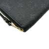 ルイ・ヴィトン LOUIS VUITTON ジッピーウォレット M61864 ブラック ゴールド金具 モノグラム・アンプラント レディース 長財布