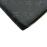 ルイ・ヴィトン LOUIS VUITTON ジッピーウォレット M61864 ブラック ゴールド金具 モノグラム・アンプラント レディース 長財布