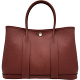 エルメス HERMES ガーデンパーティTPM D刻印 ルージュアッシュ シルバー金具 ネゴンダ レディース ハンドバッグ