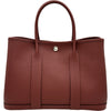 エルメス HERMES ガーデンパーティTPM D刻印 ルージュアッシュ シルバー金具 ネゴンダ レディース ハンドバッグ