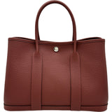 エルメス HERMES ガーデンパーティTPM D刻印 ルージュアッシュ シルバー金具 ネゴンダ レディース ハンドバッグ