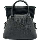 メゾン マルジェラ Maison Margiela 5ACマイクロ S56WG0081 ブラック シルバー金具 レザー レディース ショルダーバッグ