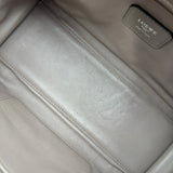 ロエベ LOEWE アマソナ28 352.45.A03 ベージュ シルバー金具 レザー レディース ハンドバッグ
