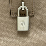 ロエベ LOEWE アマソナ28 352.45.A03 ベージュ シルバー金具 レザー レディース ハンドバッグ