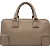 ロエベ LOEWE アマソナ28 352.45.A03 ベージュ シルバー金具 レザー レディース ハンドバッグ