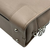 ロエベ LOEWE アマソナ28 352.45.A03 ベージュ シルバー金具 レザー レディース ハンドバッグ