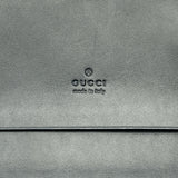 グッチ GUCCI グッチシマ カードケース 473923 ネイビー レザー レディース カードケース