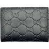グッチ GUCCI グッチシマ カードケース 473923 ネイビー レザー レディース カードケース
