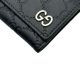 グッチ GUCCI グッチシマ カードケース 473923 ネイビー レザー レディース カードケース