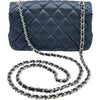 シャネル CHANEL ミニマトラッセ18 A65050 ネイビー シルバー金具 キャビアスキン レディース ショルダーバッグ