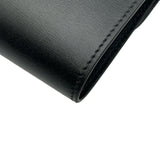 セリーヌ CELINE トリオンフスモールフラップウォレット 10D783 ブラック ゴールド金具 シャイニーカーフ レディース 二つ折り財布