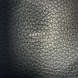 エルメス HERMES ピコタンロックPM K刻印 ブルーニュイ シルバー金具 トリヨン レディース ハンドバッグ