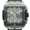ウブロ HUBLOT スクエア バン ウニコ チタニウム セラミック 821.NM.0170.RX シルバー チタニウム/セラミック 自動巻き メンズ 腕時計