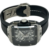 ウブロ HUBLOT スクエア バン ウニコ チタニウム セラミック 821.NM.0170.RX シルバー チタニウム/セラミック 自動巻き メンズ 腕時計