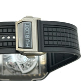 ウブロ HUBLOT スクエア バン ウニコ チタニウム セラミック 821.NM.0170.RX シルバー チタニウム/セラミック 自動巻き メンズ 腕時計
