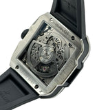 ウブロ HUBLOT スクエア バン ウニコ チタニウム セラミック 821.NM.0170.RX シルバー チタニウム/セラミック 自動巻き メンズ 腕時計
