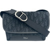 クリスチャン・ディオール Christian Dior Jettフラップ付きメッセンジャーバッグミニ 2DBCA627YUS_H03E ブラック キャンバス メンズ ショルダーバッグ