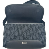 クリスチャン・ディオール Christian Dior Jettフラップ付きメッセンジャーバッグミニ 2DBCA627YUS_H03E ブラック キャンバス メンズ ショルダーバッグ