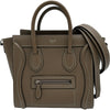 セリーヌ CELINE ラゲージナノショッパー 189243 グレー系 ドラムドカーフ レディース ショルダーバッグ