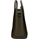 セリーヌ CELINE ラゲージナノショッパー 189243 グレー系 ドラムドカーフ レディース ショルダーバッグ