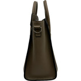 セリーヌ CELINE ラゲージナノショッパー 189243 グレー系 ドラムドカーフ レディース ショルダーバッグ