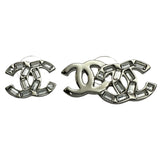 シャネル CHANEL アシンメトリーココマークピアス シルバー金具 メタル/ラインストーン アクセサリー