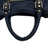 バレンシアガ BALENCIAGA クラシックミニシティ 300295 ブルー ゴールド金具 レザー レディース ショルダーバッグ