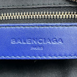 バレンシアガ BALENCIAGA クラシックミニシティ 300295 ブルー ゴールド金具 レザー レディース ショルダーバッグ