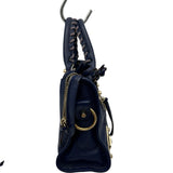 バレンシアガ BALENCIAGA クラシックミニシティ 300295 ブルー ゴールド金具 レザー レディース ショルダーバッグ