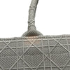クリスチャン・ディオール Christian Dior ブックトートミディアム グレー キャンバス レディース トートバッグ