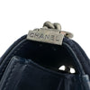 シャネル CHANEL ボーイシャネル20 A67085 19番台 ネイビー シルバー金具 ベルベット/レザー レディース ショルダーバッグ