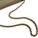 シャネル CHANEL チョコバーチェーンショルダー 6番台 アイボリー系/ブラック ゴールド金具 ラム/パテント レディース ショルダーバッグ