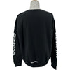 クロムハーツ CHROME HEARTS ネックロゴプリントスウェットシャツ ブラック コットン メンズ スウェット
