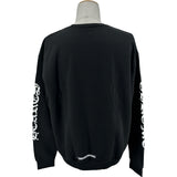 クロムハーツ CHROME HEARTS ネックロゴプリントスウェットシャツ ブラック コットン メンズ スウェット