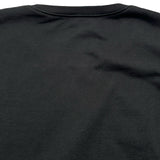 クロムハーツ CHROME HEARTS ネックロゴプリントスウェットシャツ ブラック コットン メンズ スウェット