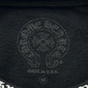 クロムハーツ CHROME HEARTS ネックロゴプリントスウェットシャツ ブラック コットン メンズ スウェット