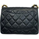 シャネル CHANEL ミニマトラッセ18 A01115 4番台 ブラック ラムスキン レディース ショルダーバッグ