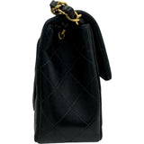 シャネル CHANEL ミニマトラッセ18 A01115 4番台 ブラック ラムスキン レディース ショルダーバッグ