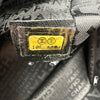シャネル CHANEL ロゴボウリングチェーンショルダー 10番台 ブラック シルバー金具 エイジドカーフ レディース ショルダーバッグ