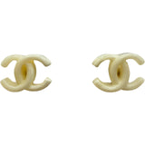 シャネル CHANEL ココマークピアス アイボリー系 プラスチック アクセサリー